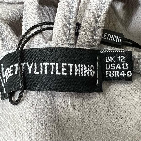 Pretty Little Thing Dress Ruched Night Out Cocktail Bodycon Stretch Preppy - Picture 6 of 10